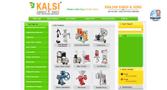 Desktop Screenshot of kalsiproducts.com